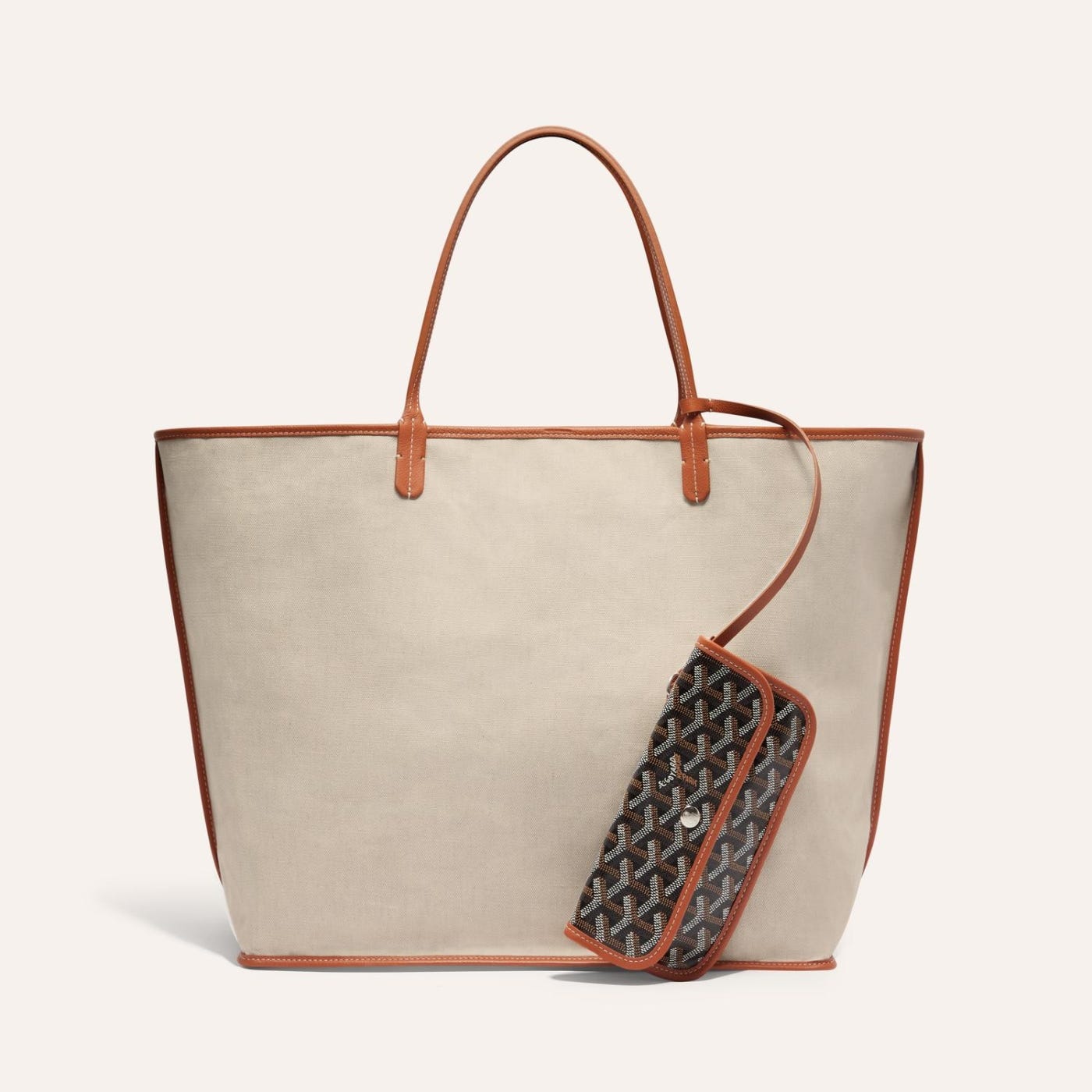 Goyard Saint Louis GM Tote Bag Black and Brown - Image 3